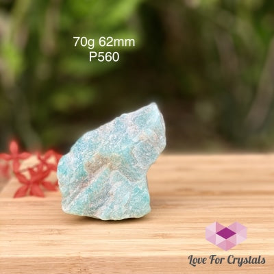 Amazonite Raw Crystal (Brazil) 70G 62Mm