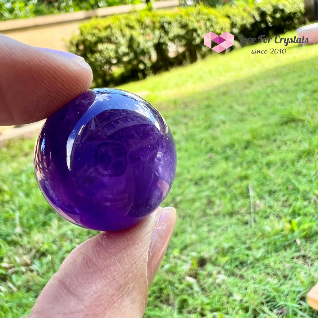 Amethyst Mini Spheres/ Balls 25Mm Sphere