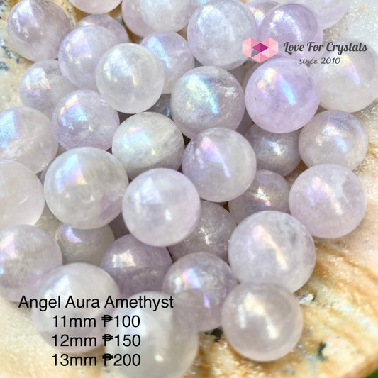 Angel Aura Amethyst Mini Spheres Sphere