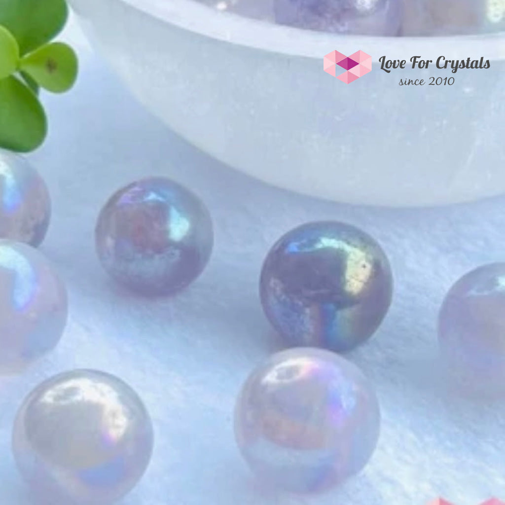 Angel Aura Amethyst Mini Spheres 13Mm Sphere