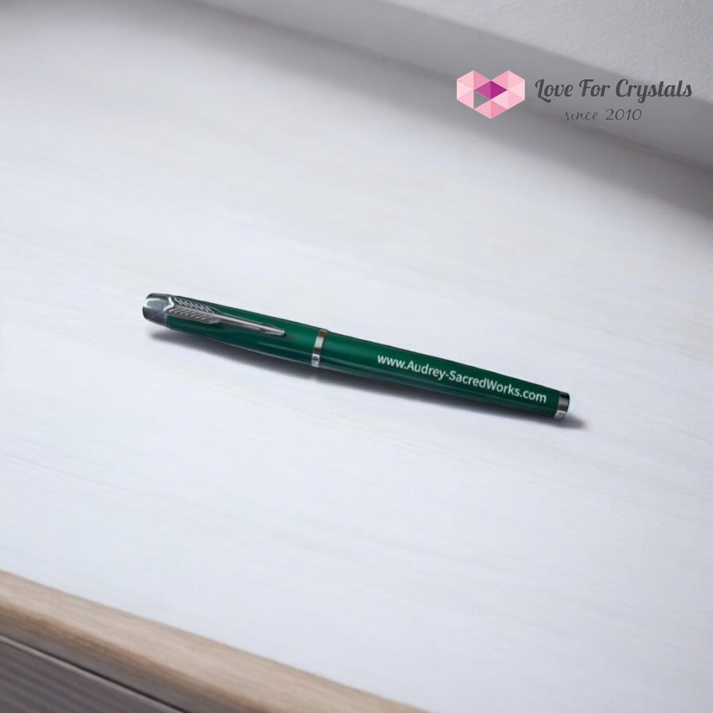 Audrey’s Lucky Pen (Encoded & Attuned) Black Ink Roller Ball