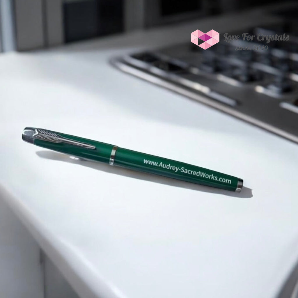 Audrey’s Lucky Pen (Encoded & Attuned) Black Ink Roller Ball