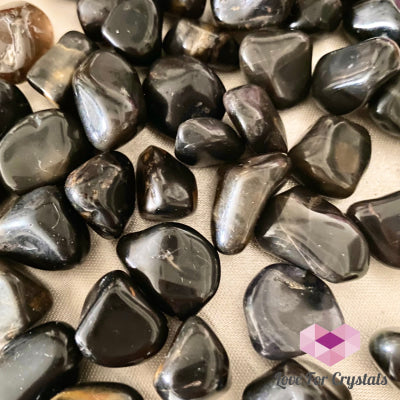 Black Onyx Tumbled Stones (Brazil)