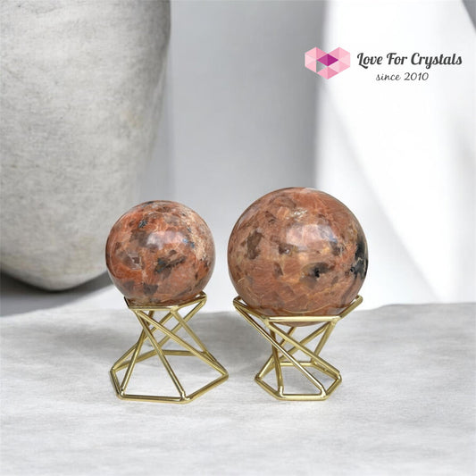 Black Tourmaline in Feldspar Sphere