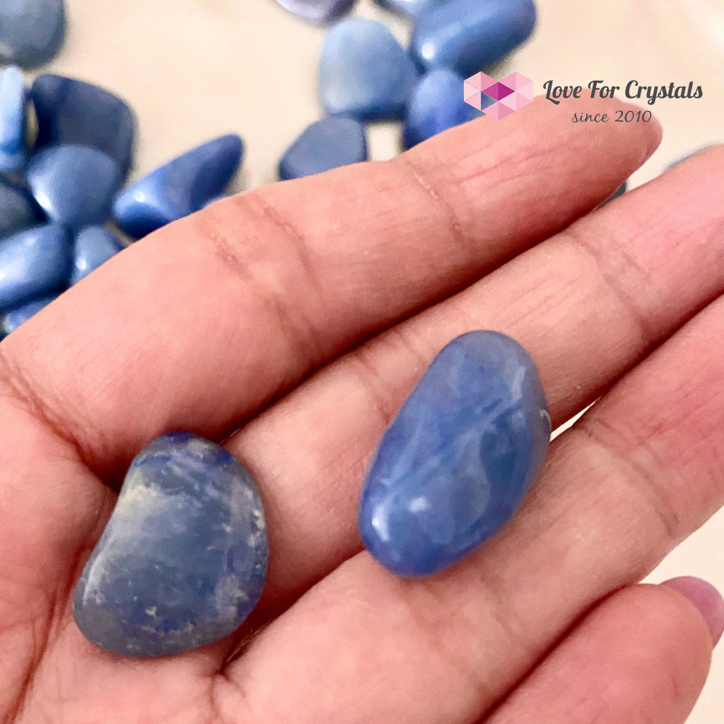 Blue Aventurine Tumbled Quartz Crystal (Brazil)