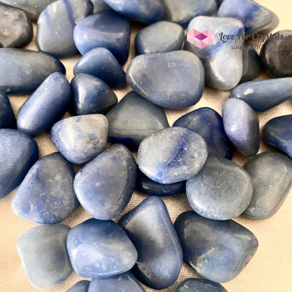 Blue Aventurine Tumbled Quartz Crystal (Brazil)