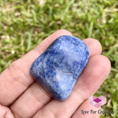 Blue Aventurine Tumbled Quartz Crystal (Brazil) 30Mm 30G
