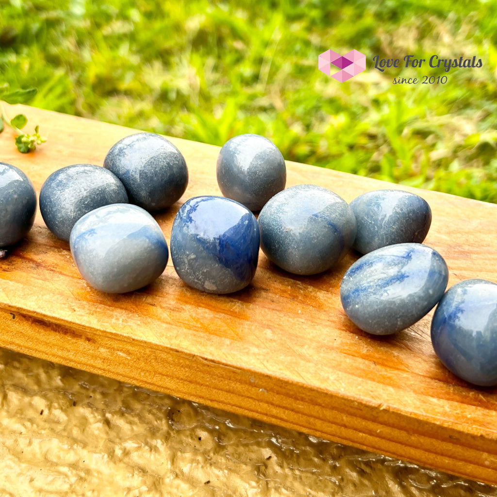 Blue Aventurine Tumbled Quartz Crystal (Brazil)