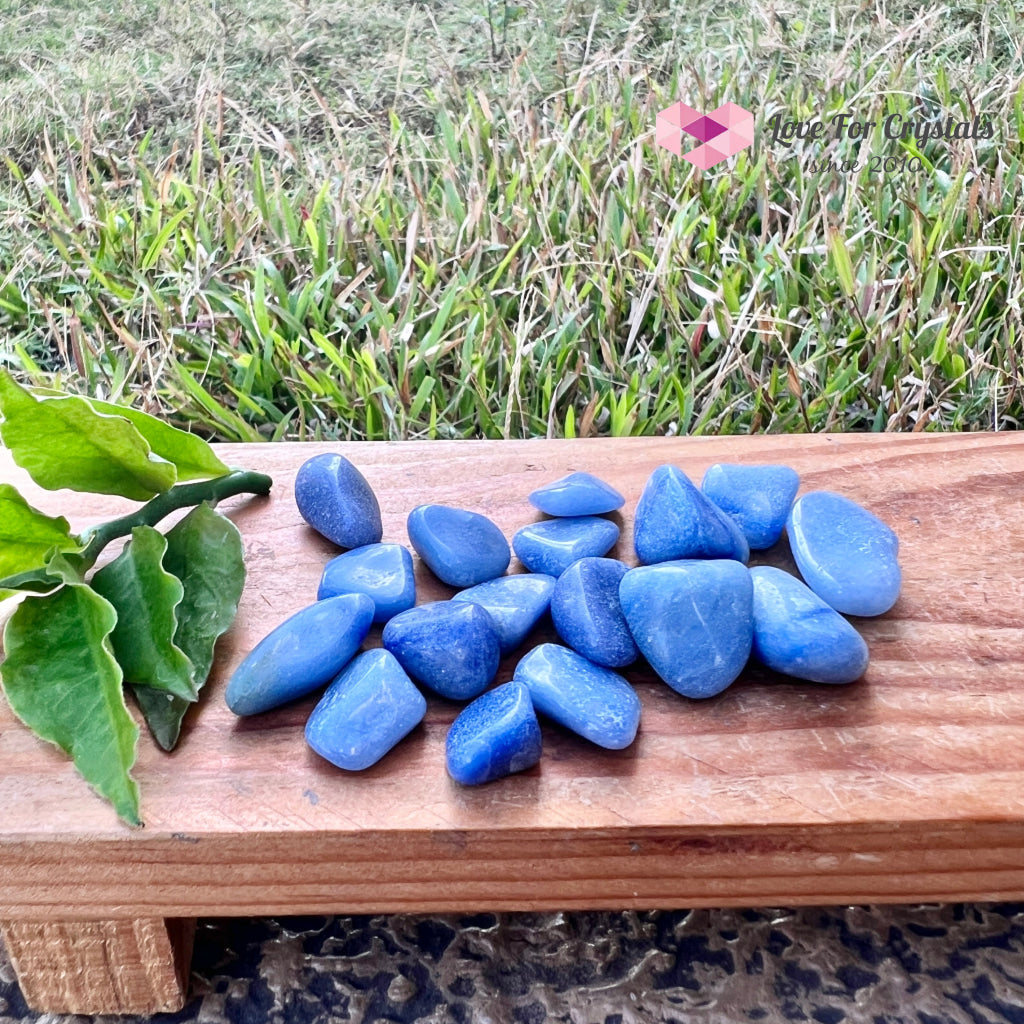 Blue Aventurine Tumbled Quartz Crystal (Brazil)