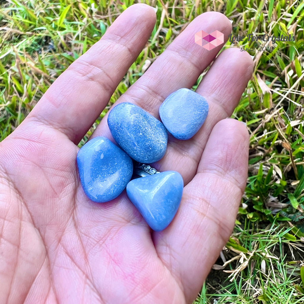 Blue Aventurine Tumbled Quartz Crystal (Brazil)