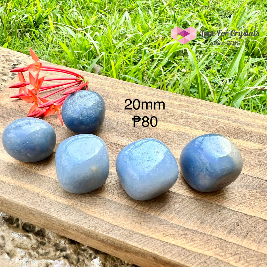 Blue Aventurine Tumbled Quartz Crystal (Brazil)