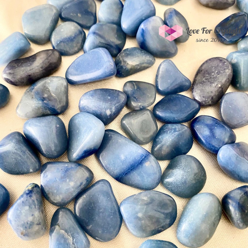 Blue Aventurine Tumbled Quartz Crystal (Brazil)