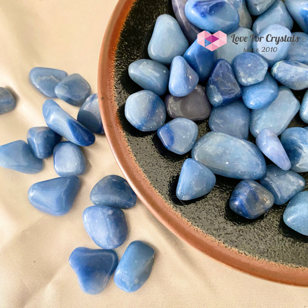 Blue Aventurine Tumbled Quartz Crystal (Brazil)