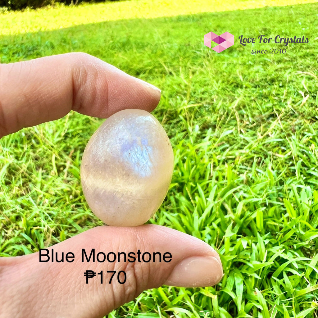 Blue Moonstone Tumbled 35Mm