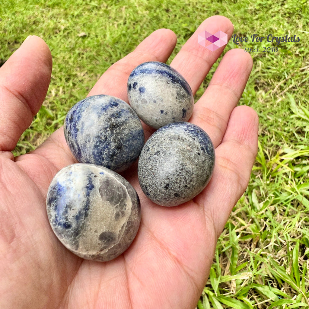 Blue Sodalite Pebbles 30Mm Tumbled