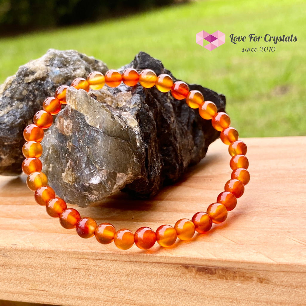 Carnelian 5Mm Bracelet