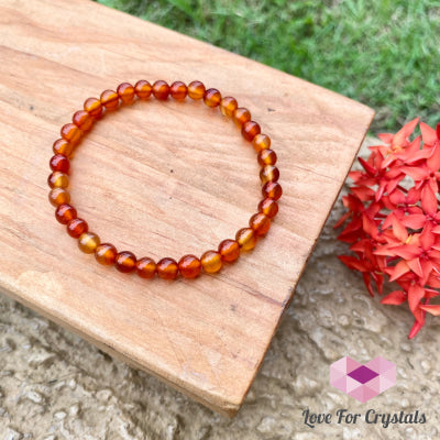 Carnelian 5Mm Bracelet