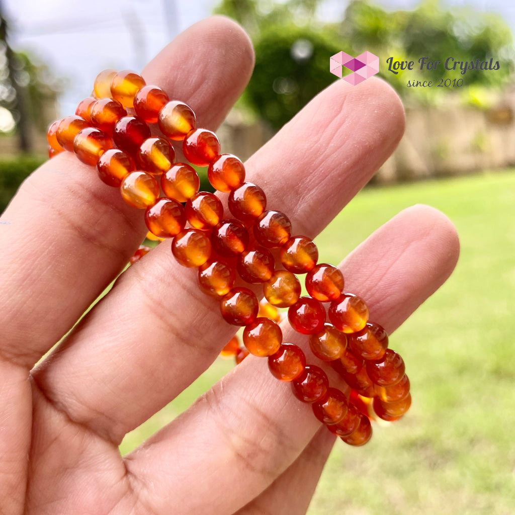 Carnelian 5Mm Bracelet 6.0