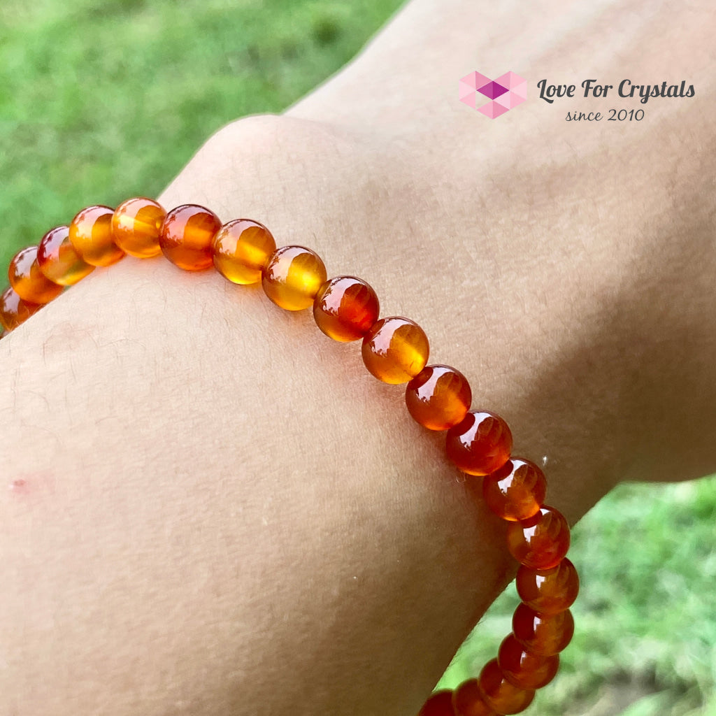 Carnelian 5Mm Bracelet