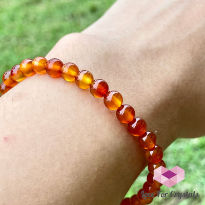 Carnelian 5Mm Bracelet