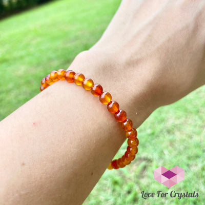 Carnelian 5Mm Bracelet