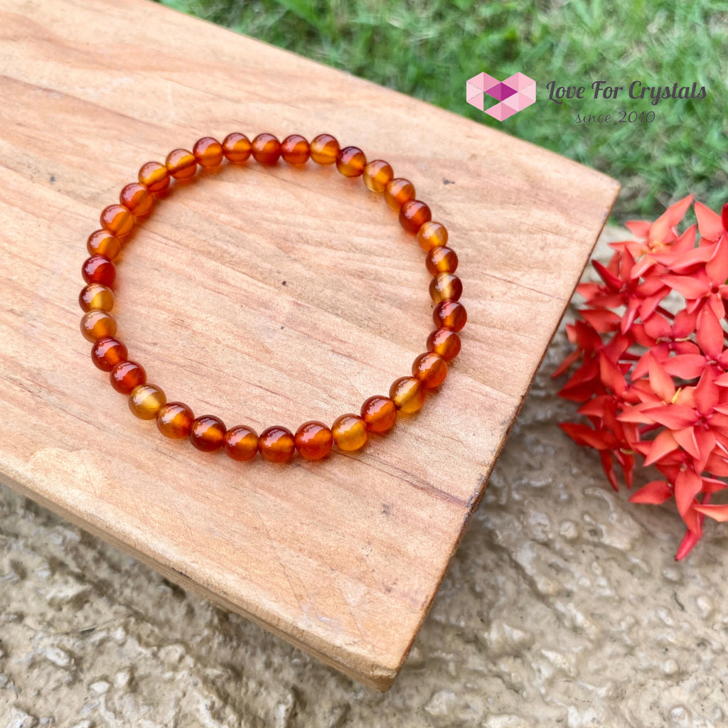 Carnelian 5Mm Bracelet