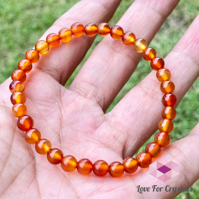 Carnelian 5Mm Bracelet