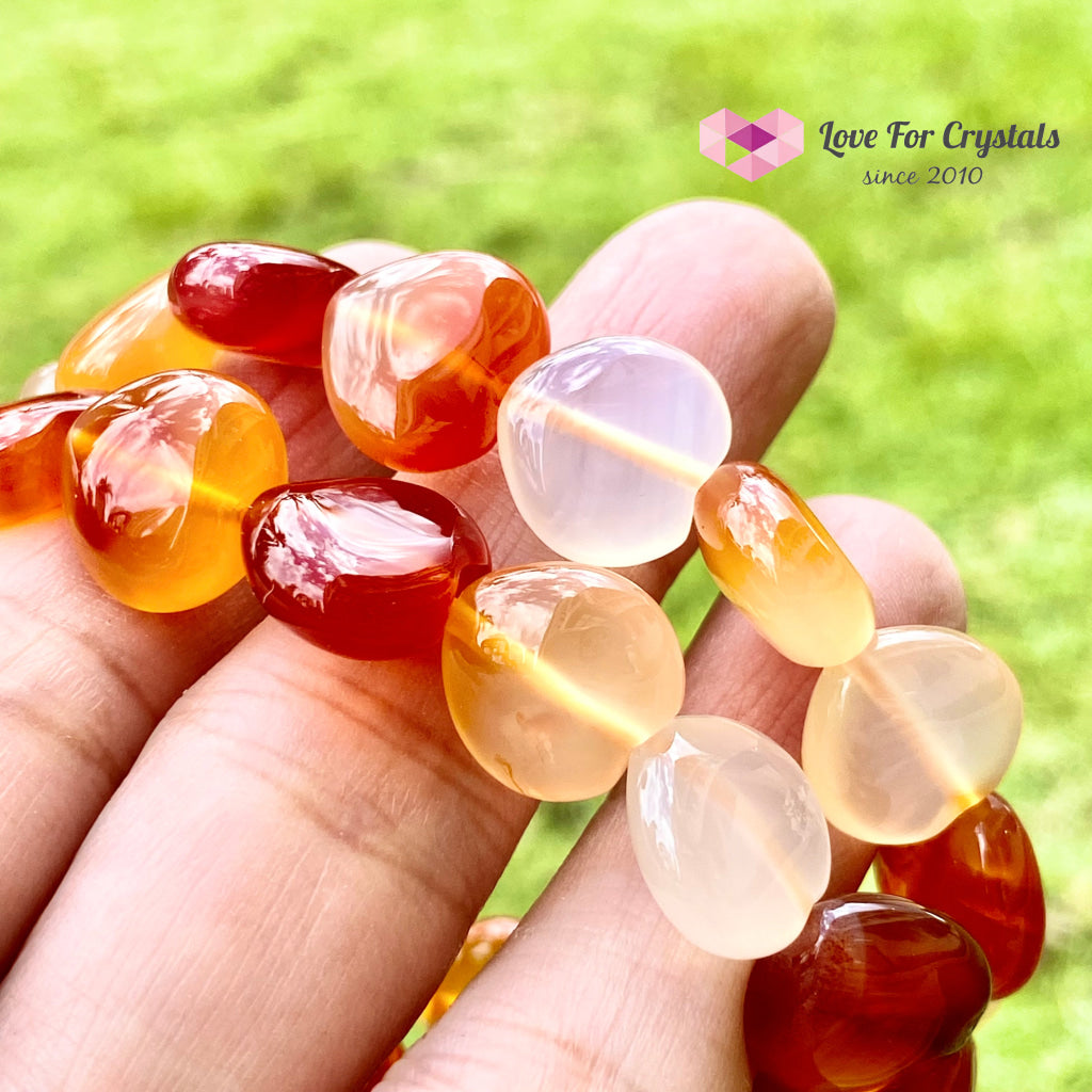 Carnelian Hearts Gemstone Energy Bracelet (10Mm)