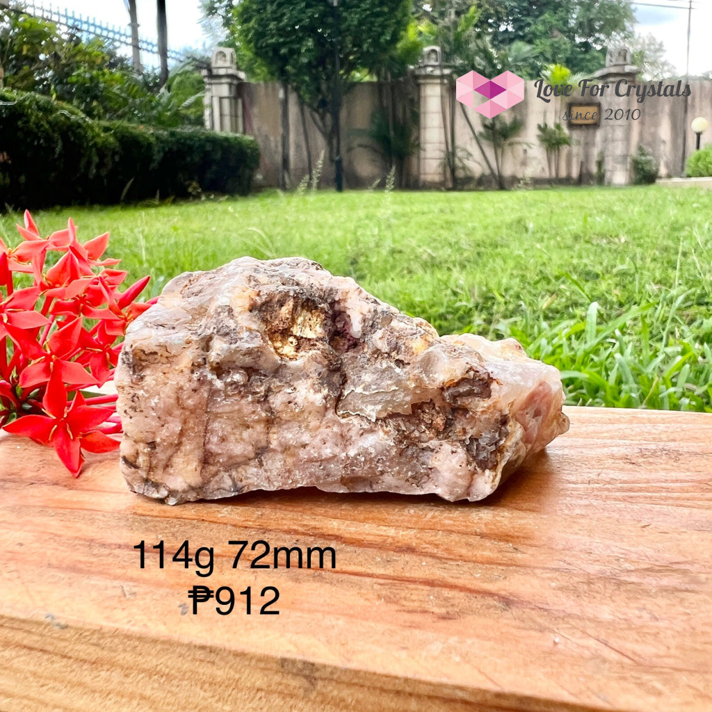 Cherry Blossom (Sakura Flower Agate) Raw 114G 72Mm Crystal