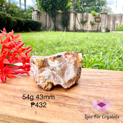 Cherry Blossom (Sakura Flower Agate) Raw 54G 43Mm Crystal