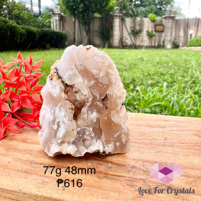 Cherry Blossom (Sakura Flower Agate) Raw 77G 48Mm Crystal