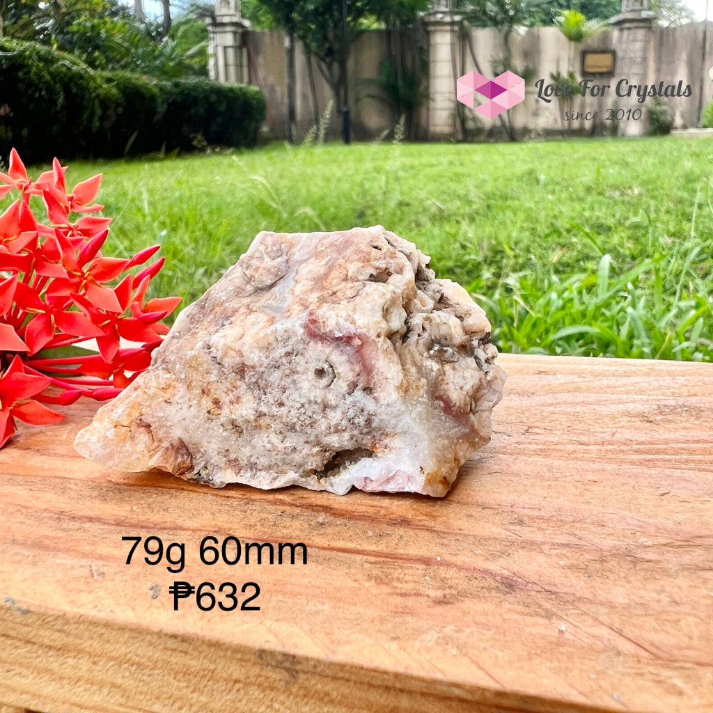 Cherry Blossom (Sakura Flower Agate) Raw 79G 60Mm Crystal