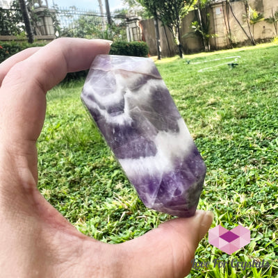 Chevron Amethyst Double Points Terminated (Brazil) Point Terminated