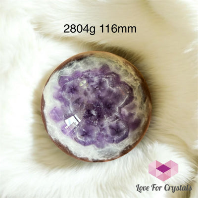 Chevron Amethyst Large Sphere 2804g 116mm