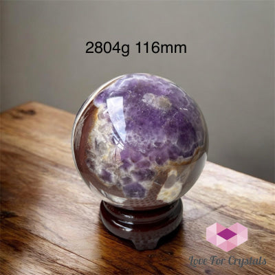 Chevron Amethyst Large Sphere 2804g 116mm
