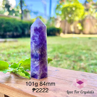 Chevron Amethyst Standing Point (Brazil) 101G 84Mm Crystal Points