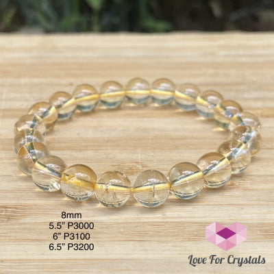 Citrine Bracelet (Aaa Grade) 8Mm