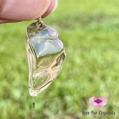 Citrine Natural Tumbled Pendant (Brazil) - Money Activator!