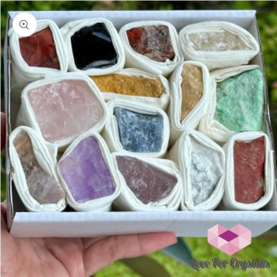 Crystals & Minerals Raw Box Set (12-15 Pieces) Brazil