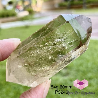 Double Terminated Natural Citrine Polished Point (Brazil) - Not Heated 54G 60Mm Crystal Points