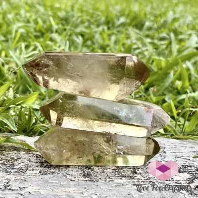Double Terminated Natural Citrine Polished Point (Brazil) - Not Heated Crystal Points