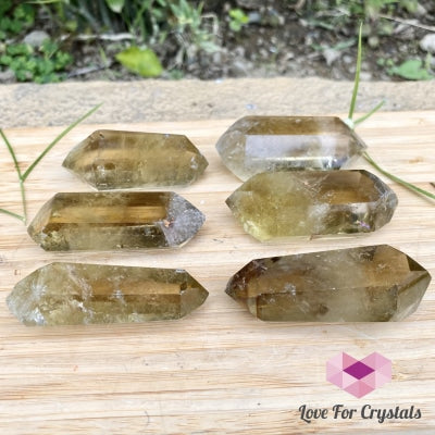 Double Terminated Natural Citrine Polished Point (Brazil) - Not Heated Crystal Points