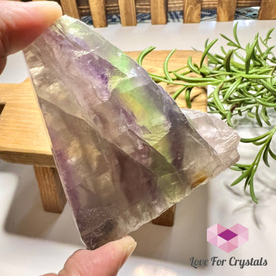 Fluorite Half Polished Slabs (Argentina) Raw Crystal