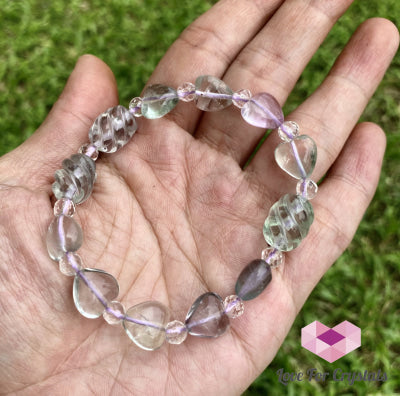 Fluorite Heart Bracelet