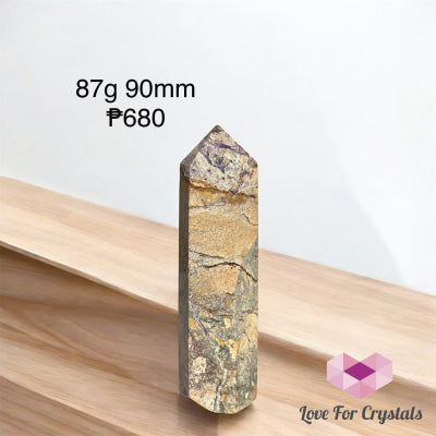 Fluorite Root Tower Point 87g 90mm Crystal point