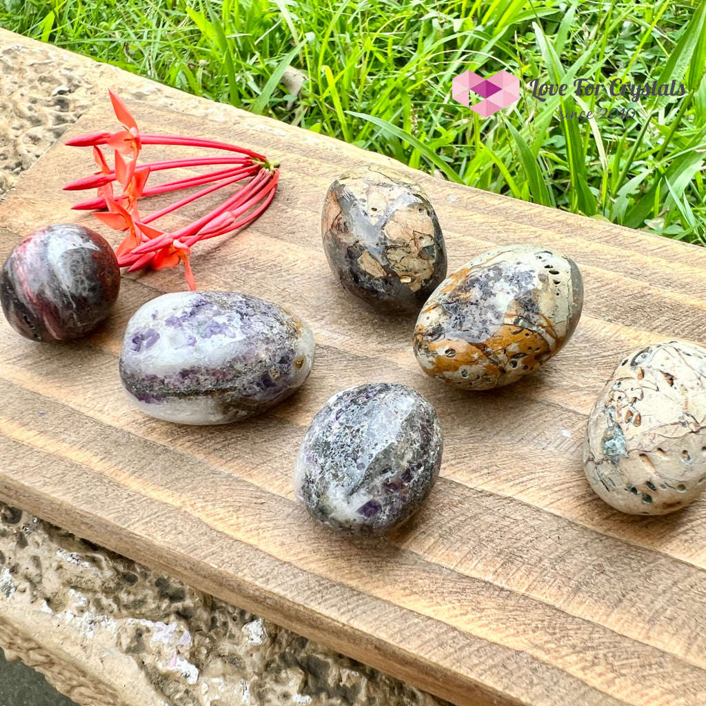 Fluorite Root Tumbled Stones