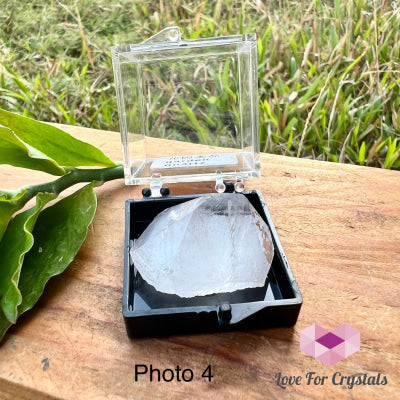 Garden Quartz Specimen In Acrylic Case Photo 4 Raw Crystal