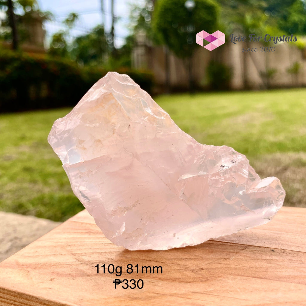 Girasol Raw Rose Quartz (Brazil) 110G 81Mm
