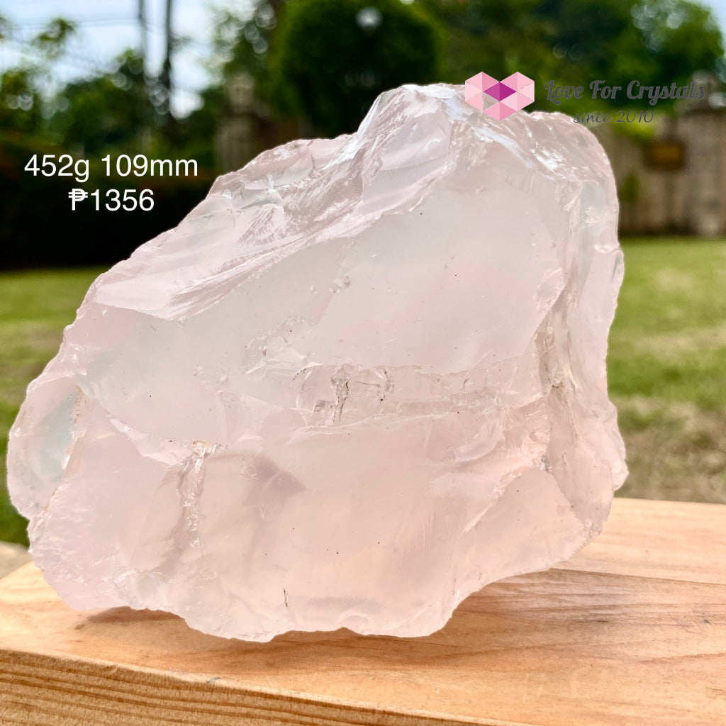 Girasol Raw Rose Quartz (Brazil) 452G 109Mm
