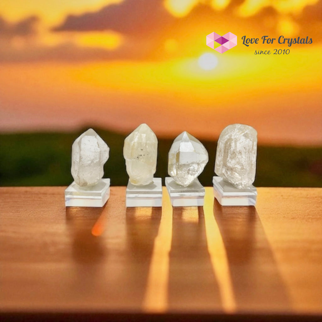 Golden Quartz Lemurian (Brazil) - RARE Crystal Points